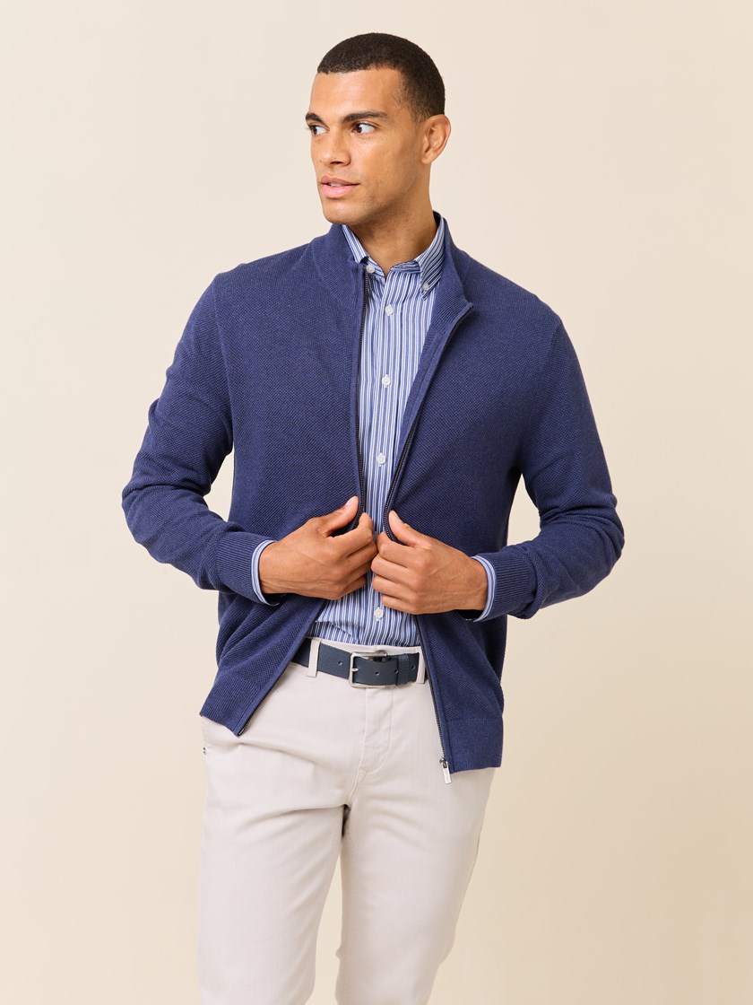 7510001 EGS 7510001_EGS-JEANPAUL-S25-Modell-Front_6454_Terry cardigan EGS.jpg_Front||Front