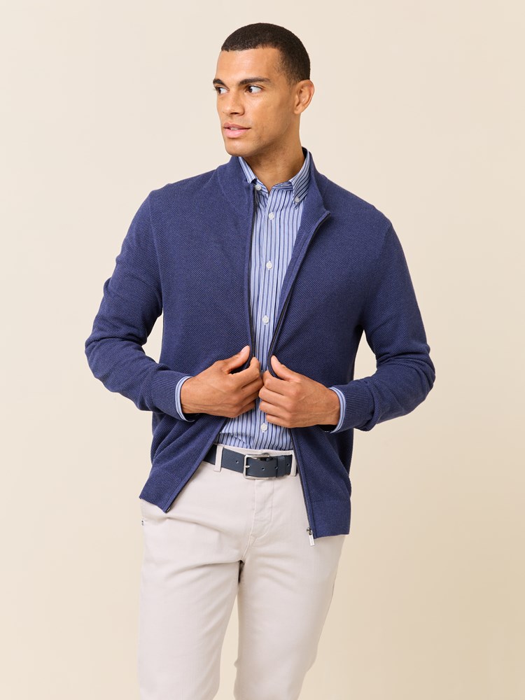 Terry cardigan 7510001_EGS-JEANPAUL-S25-Modell-Front_6454_Terry cardigan EGS_Terry cardigan EGS 7510001.jpg_Front||Front