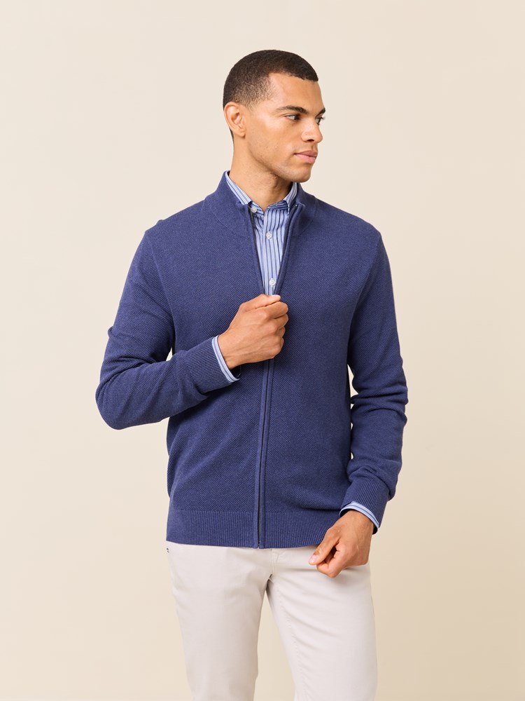Terry cardigan 7510001_EGS-JEANPAUL-S25-Modell-Front_8092_Terry cardigan EGS_Terry cardigan EGS 7510001.jpg_Front||Front