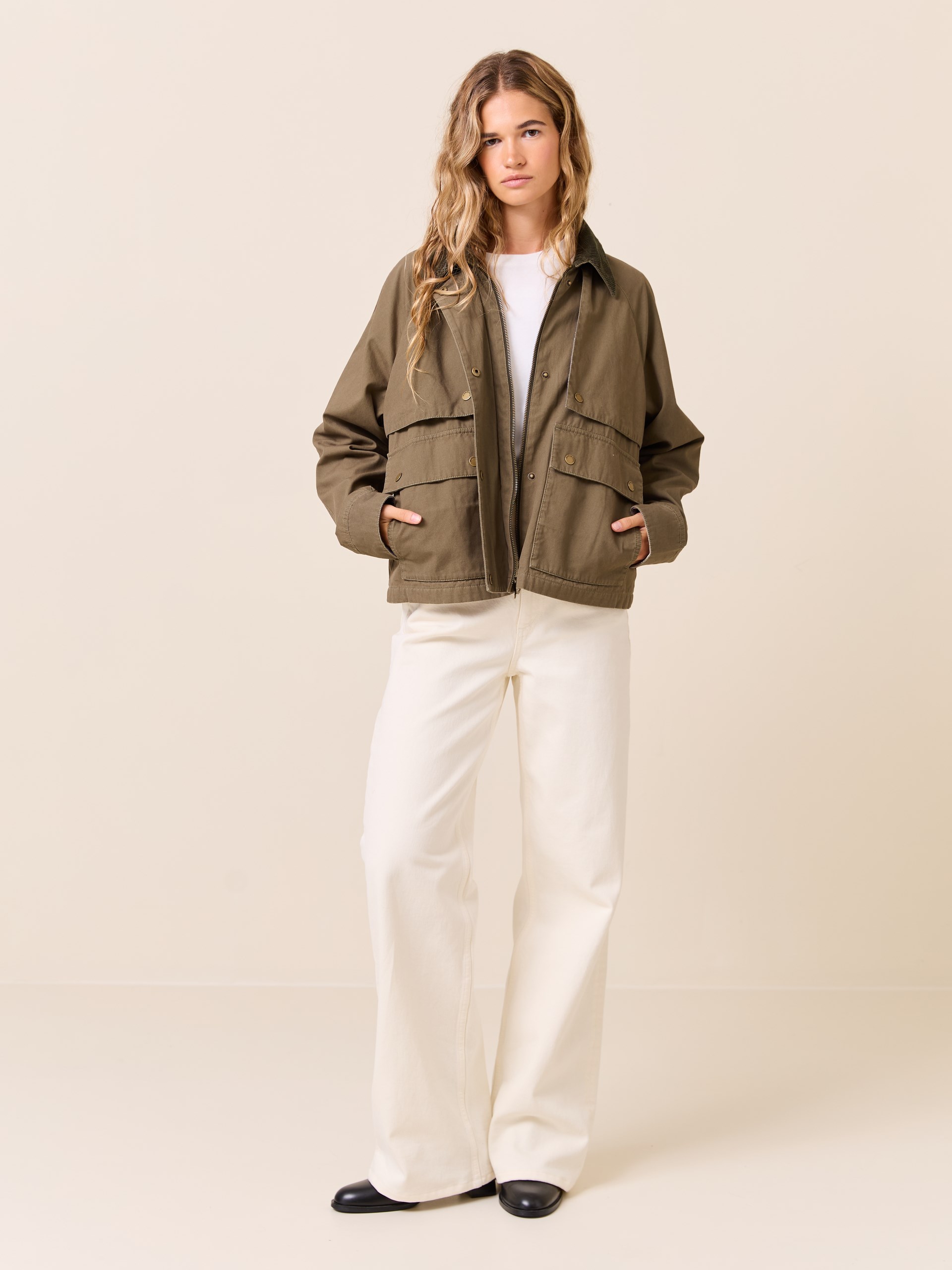 7510065 GOY 7510065_GOY-JEANPAUL-S25-Modell-Front_3825_Babette utility jakke GOY_Babette utility jakke GOY 7510065.jpg_Front||Front