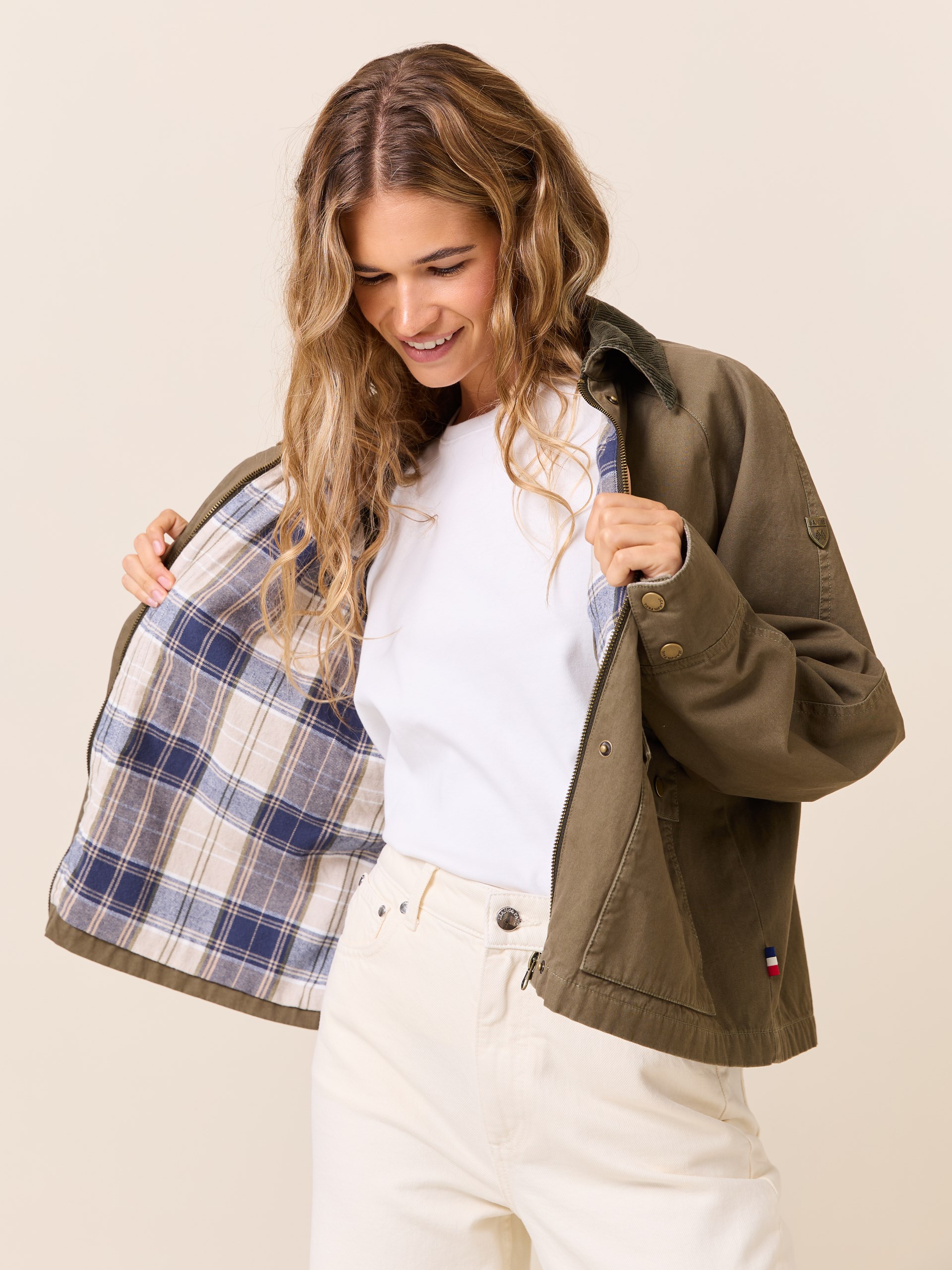 7510065 GOY 7510065_GOY-JEANPAUL-S25-Modell-Front_580_Babette utility jakke GOY_Babette utility jakke GOY 7510065.jpg_Front||Front