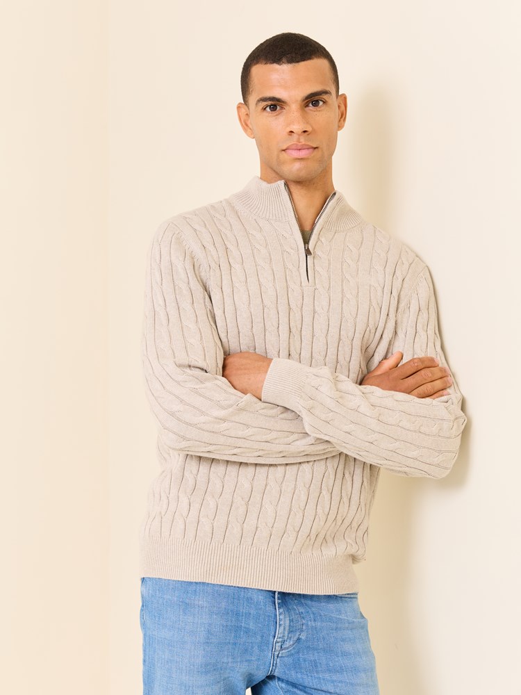 Morton zipneck 7510191_I4C-JEANPAUL-S25-Modell-Front_1294_Morton zipneck I4C_Morton zipneck I4C 7510191.jpg_Front||Front