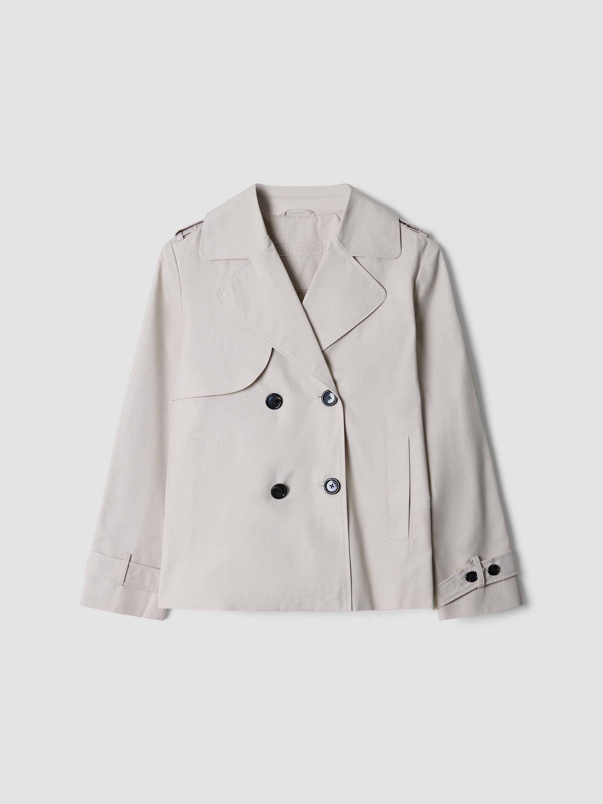 Mila kort trench 7510358_A9S-VAVITE-S25-Front_5137_Mila kort trench_Mila kort trench A9S_Mila kort trench A9S 7510358.jpg_Front||Front
