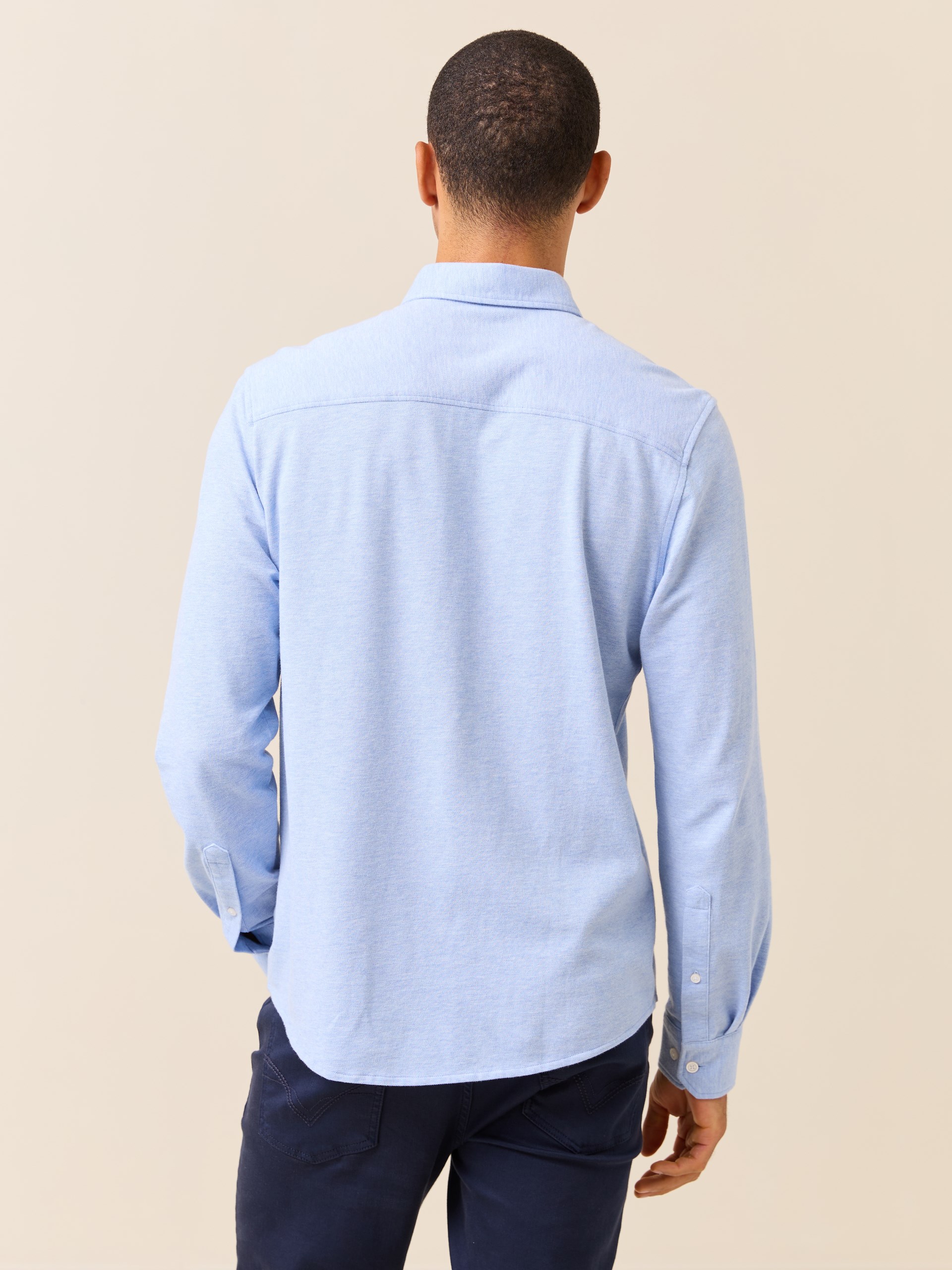 7510467 ECO 7510467_ECO-JEANPAUL-S25-Modell-Front_3258_Dominique pique skjorte- Regular fit ECO.jpg_Front