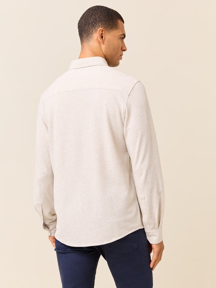 7510467 I4C 7510467_I4C-JEANPAUL-S25-Modell-Front_6496_Dominique pique skjorte- Regular fit I4C.jpg_Front