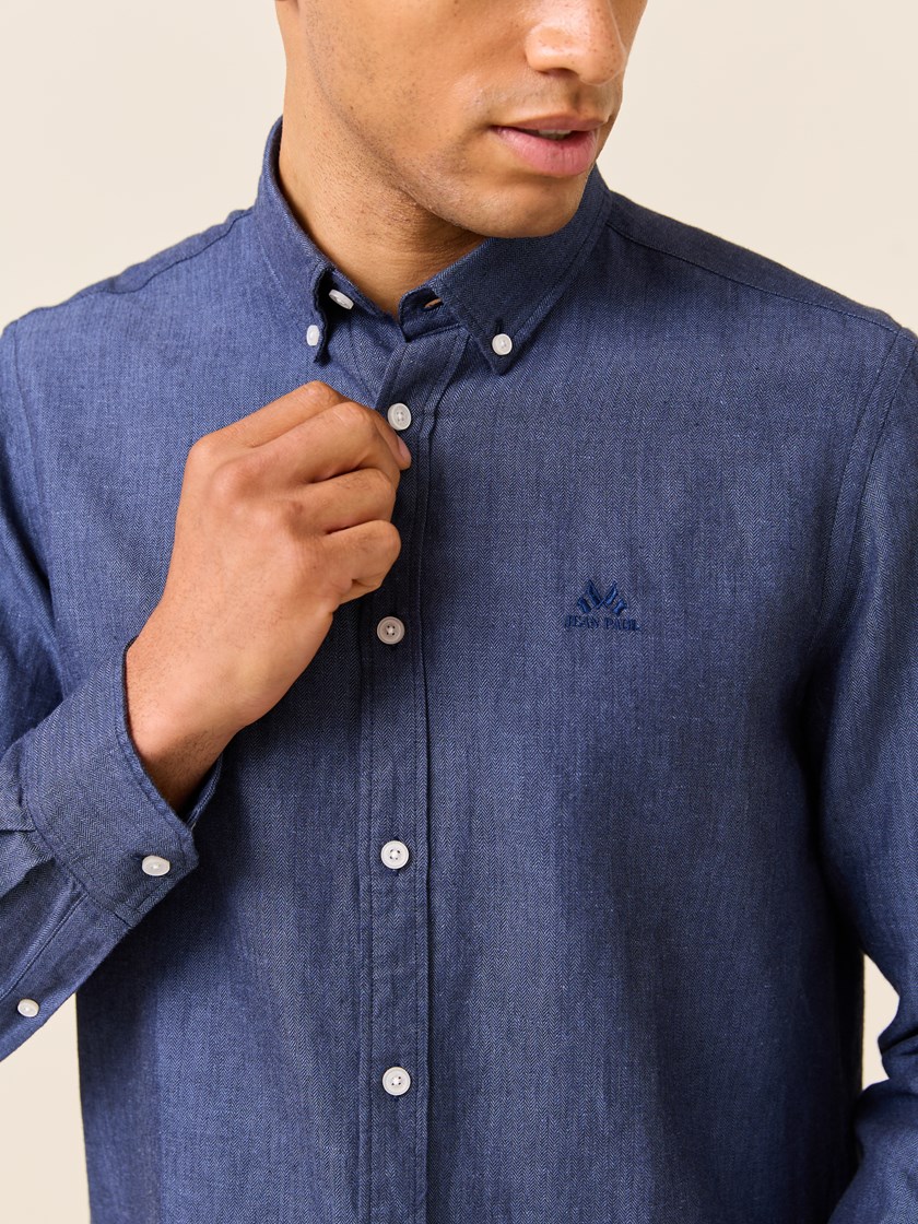 7510570 EGS 7510570_EGS-JEANPAUL-S25-Modell-Front_4312_Pino skjorte - Regular fit EGS.jpg_Front||Front
