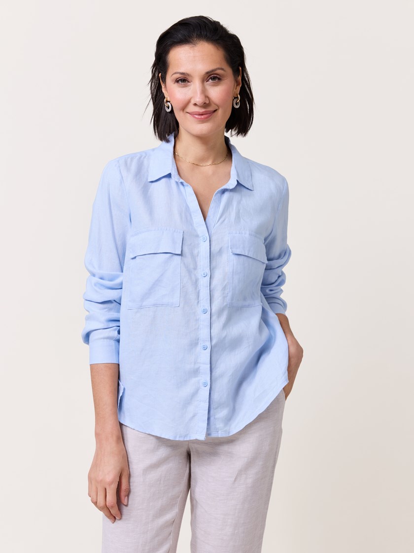 7510574 ENS 7510574_ENS-MARIEPHILIPPE-S25-Modell-Front_chn=match_4476_Meghan linskjorte ENS.jpg_Front