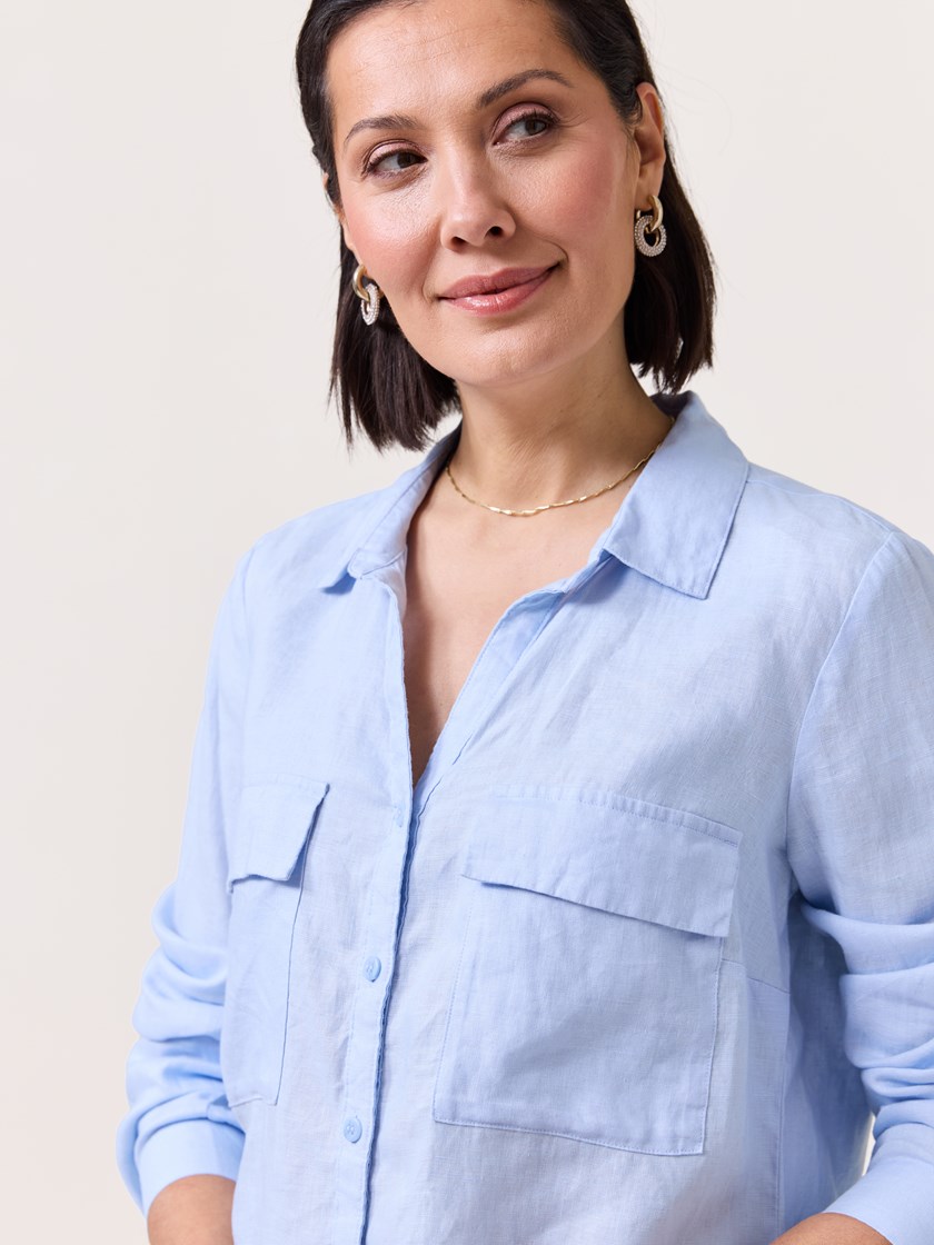 7510574 ENS 7510574_ENS-MARIEPHILIPPE-S25-Modell-Front_chn=match_5823_Meghan linskjorte ENS.jpg_Front
