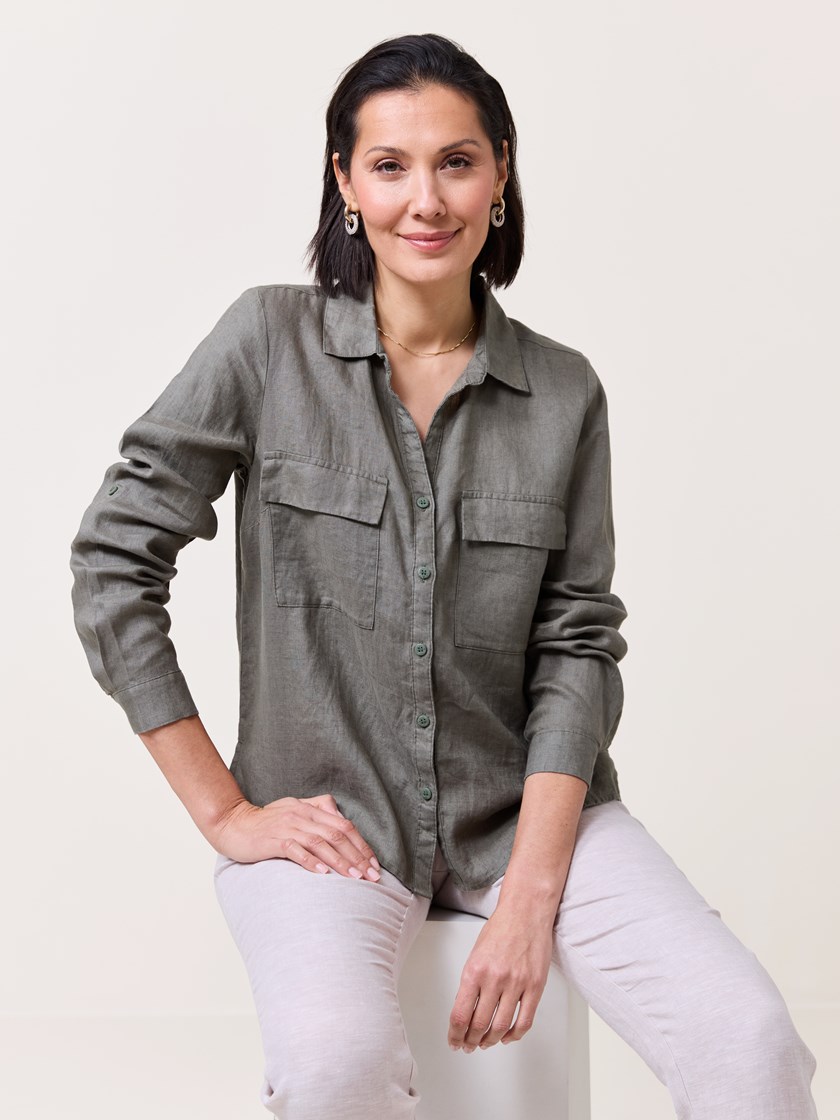 7510574 GJW 7510574_GJW-MARIEPHILIPPE-S25-Modell-Front_chn=match_2738_Meghan linskjorte GJW.jpg_Front