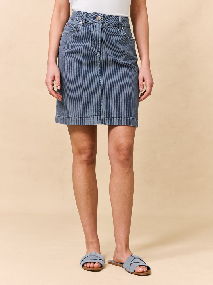 Patty stripet skjørt 7510843_DAA-JEANPAUL-H25-Front_5294_Patty stripet skjørt_Patty stripet skjørt DAA_Patty stripet skjørt DAA 7510843.jpg_Front||Front