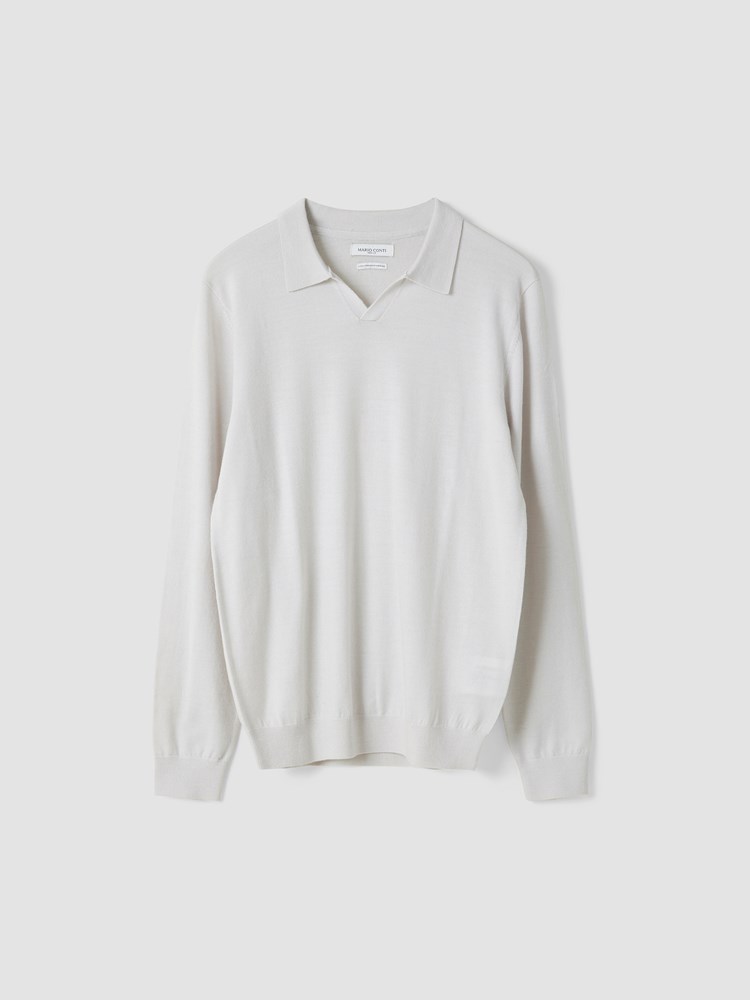 Alonzo merino polo 7510894_IGA-MARIOCONTI-S25-Front_5474_Alonzo merino polo IGA 7510894.jpg_Front||Front
