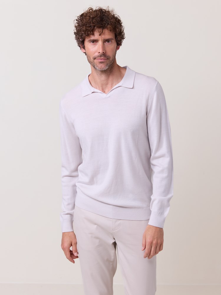 Alonzo merino polo 7510894_IGA-MarioConti-S25-modell-front1_Alonzo merino polo IGA_Alonzo merino polo IGA 7510894.jpg_Front||Front