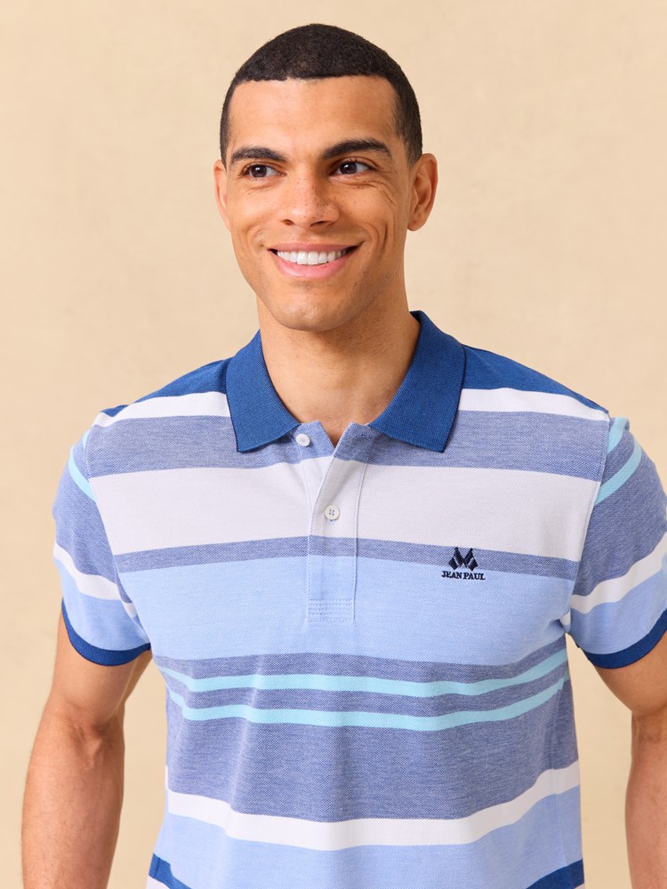 Plaisir bredstripet pique 7510965_ECQ-JEANPAUL-H25-Front_5196_Plaisir bredstripet pique_Plaisir bredstripet pique ECQ_Plaisir bredstripet pique ECQ 7510965.jpg_Front