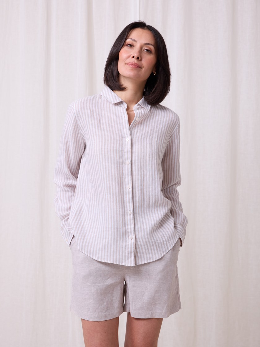 7511105 I2M 7511105_I2M-VAVITE-H25-Modell-Front_chn=match_2583_Helle linskjorte I2M.jpg_Front||Front