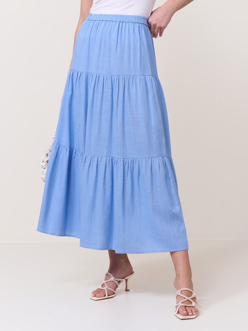 7511109 EAW 7511109_EAW-VAVITE-H25-Modell-Front_chn=match_6792_Louise maxi skjørt EAW.jpg_Front||Front