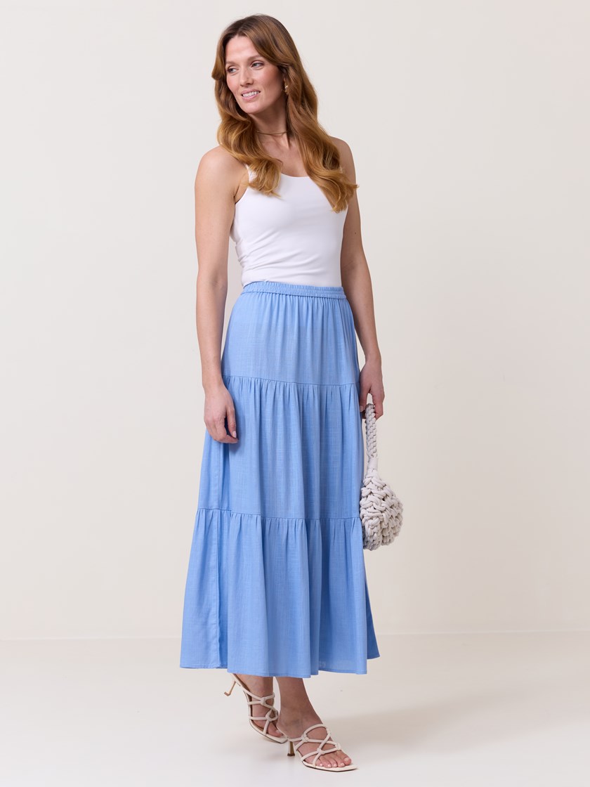 7511109 EAW 7511109_EAW-VAVITE-H25-Modell-Front_chn=match_8192_Louise maxi skjørt EAW.jpg_Front||Front