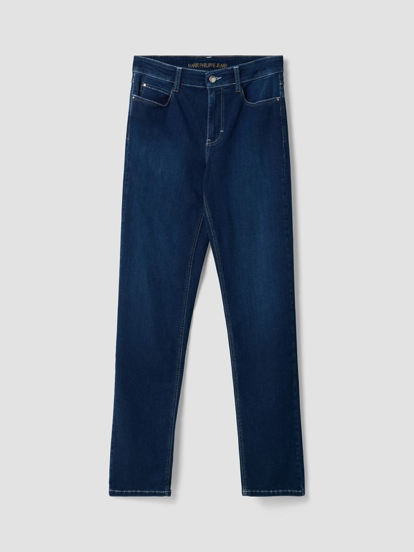 7511234 D06 7511234_D06-MARIEPHILIPPE-A25-Front_6204_Roma straight jeans.jpg_Front||Front