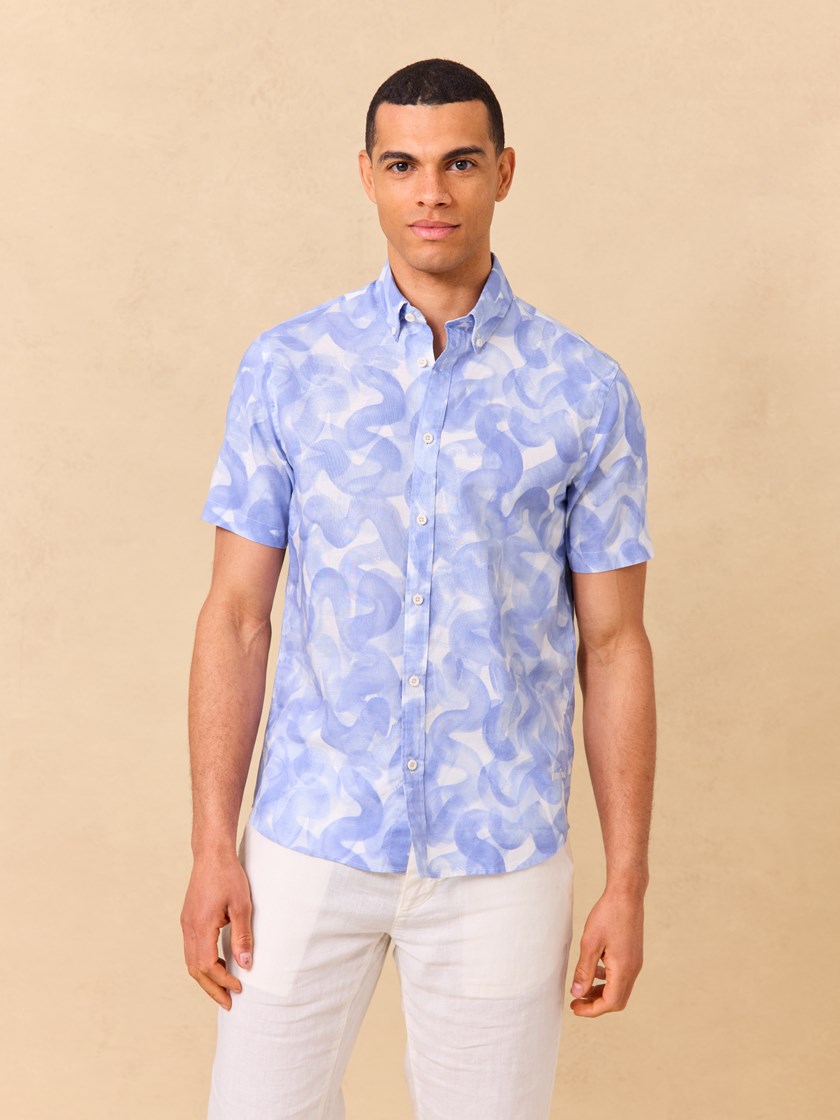 7511293 ECO 7511293_ECO-JEANPAUL-H25-Front_6391_Wave skjorte_Wave skjorte ECO_Wave skjorte ECO 7511293.jpg_Front||Front