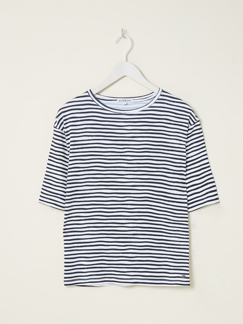 7511369 EM6 7511369_EM6-JEANPAUL-H25-Front_5864_Katrina stripet t-skjorte EM6.jpg_Front||Front