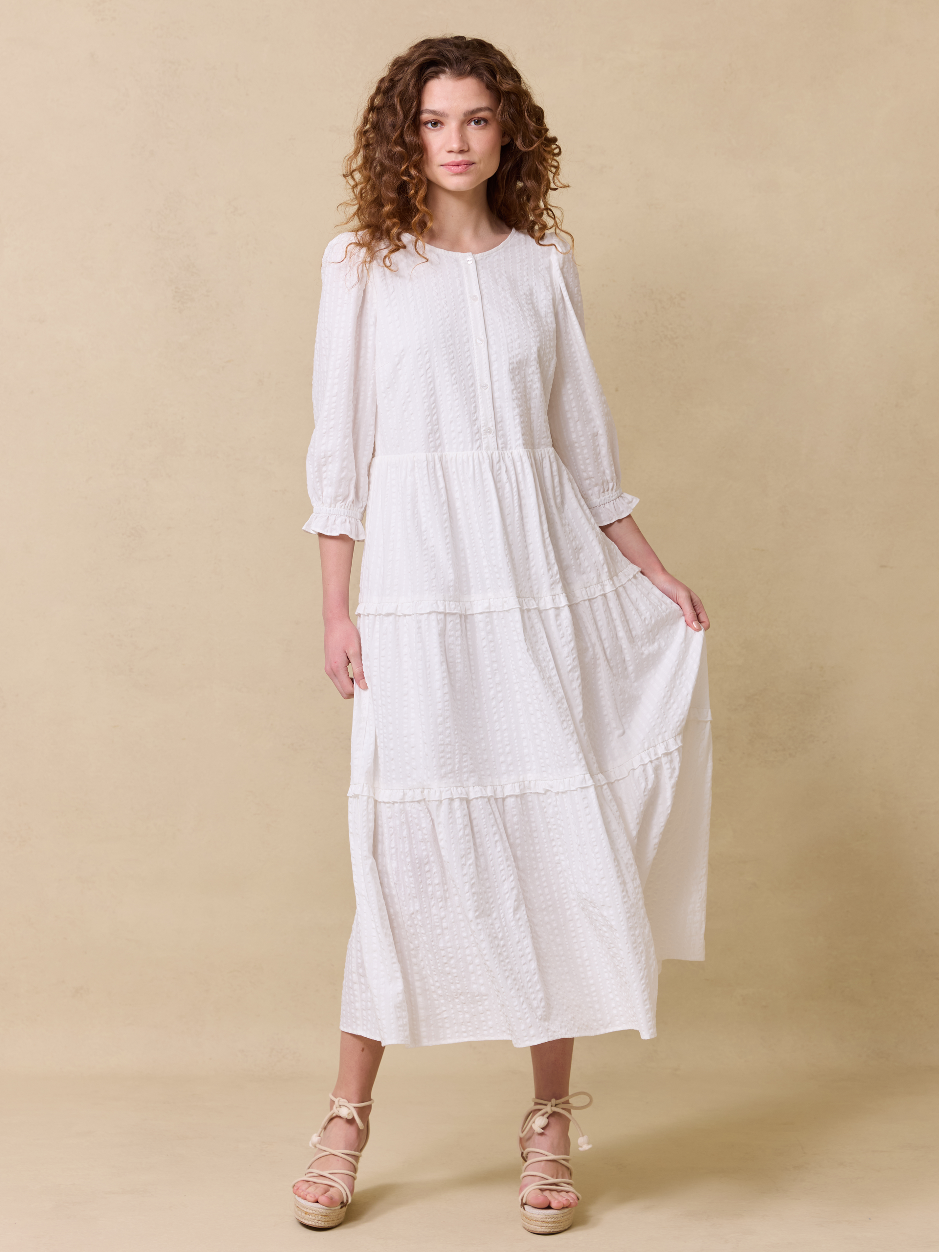 Lindis kjole Bright White | MATCH nettbutikk