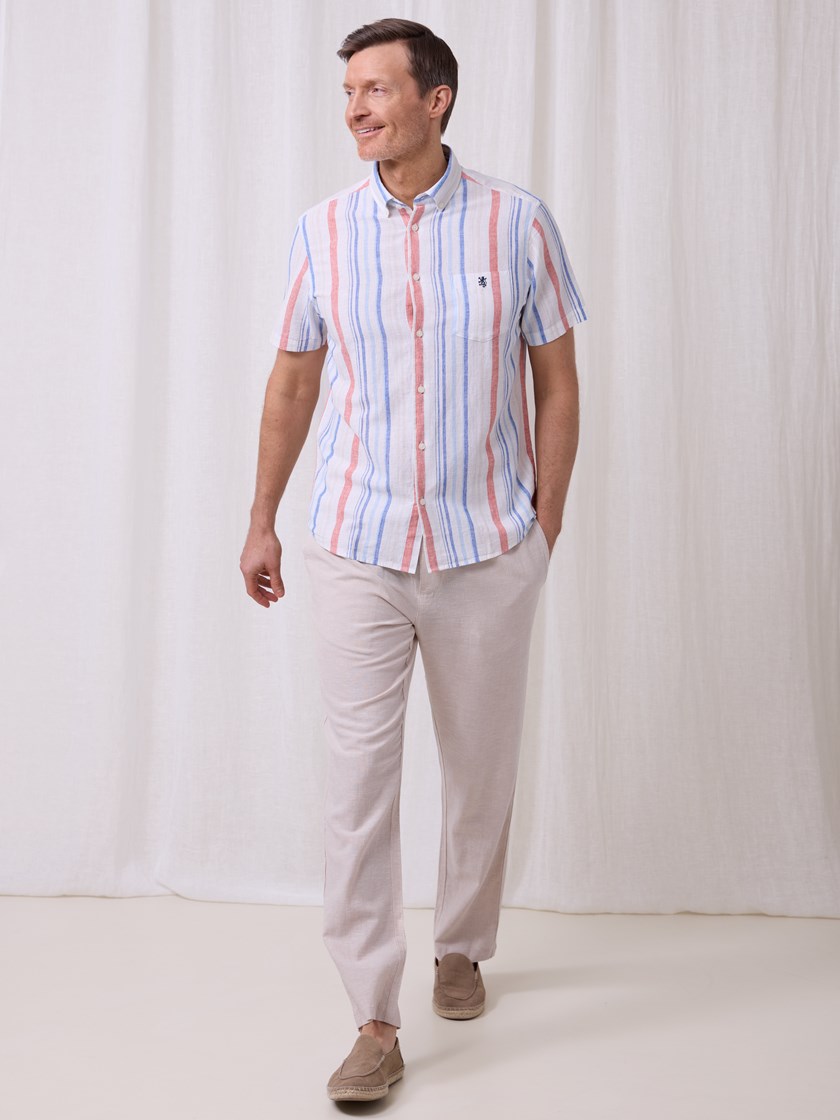 7511546 O68 7511546_O68-REDFORD-H25-Modell-Front_chn=match_9580_Elia stripete skjorte O68.jpg_Front||Front