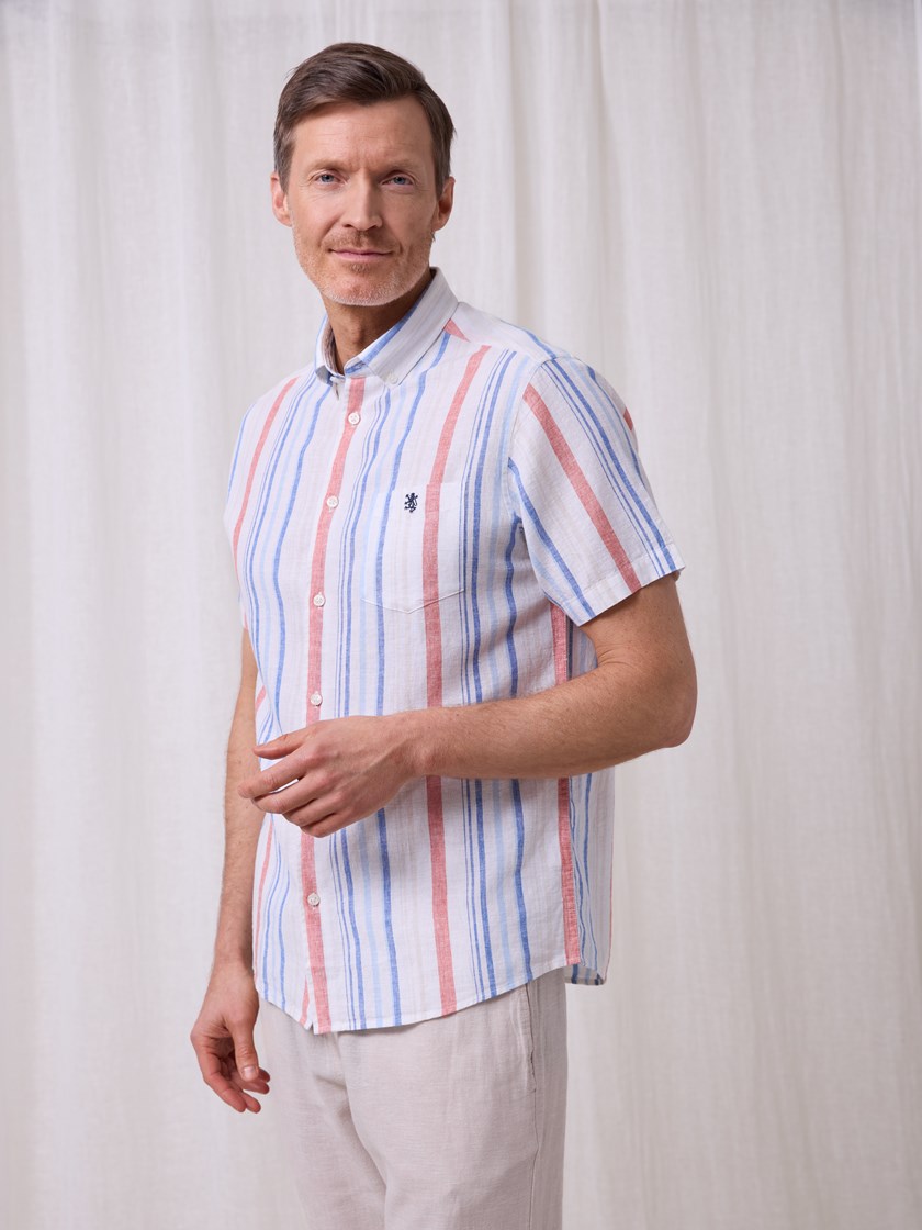 7511546 O68 7511546_O68-REDFORD-H25-Modell-Front_chn=match_9949_Elia stripete skjorte O68.jpg_Front||Front