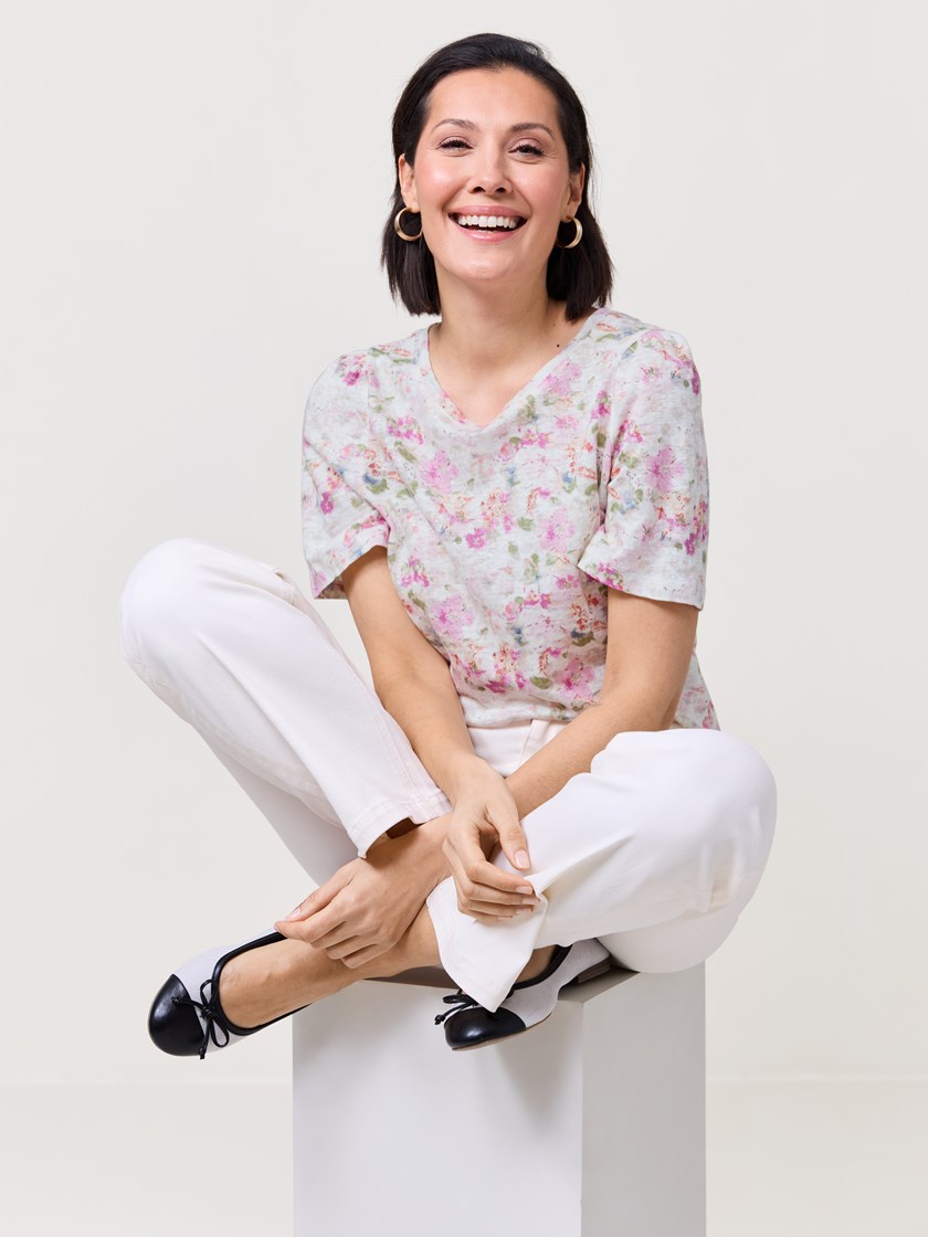 7511640 S46 7511640_S46-MARIEPHILIPPE-S25-Modell-Front_chn=match_1002_Ellen printet lintopp S46.jpg_Front
