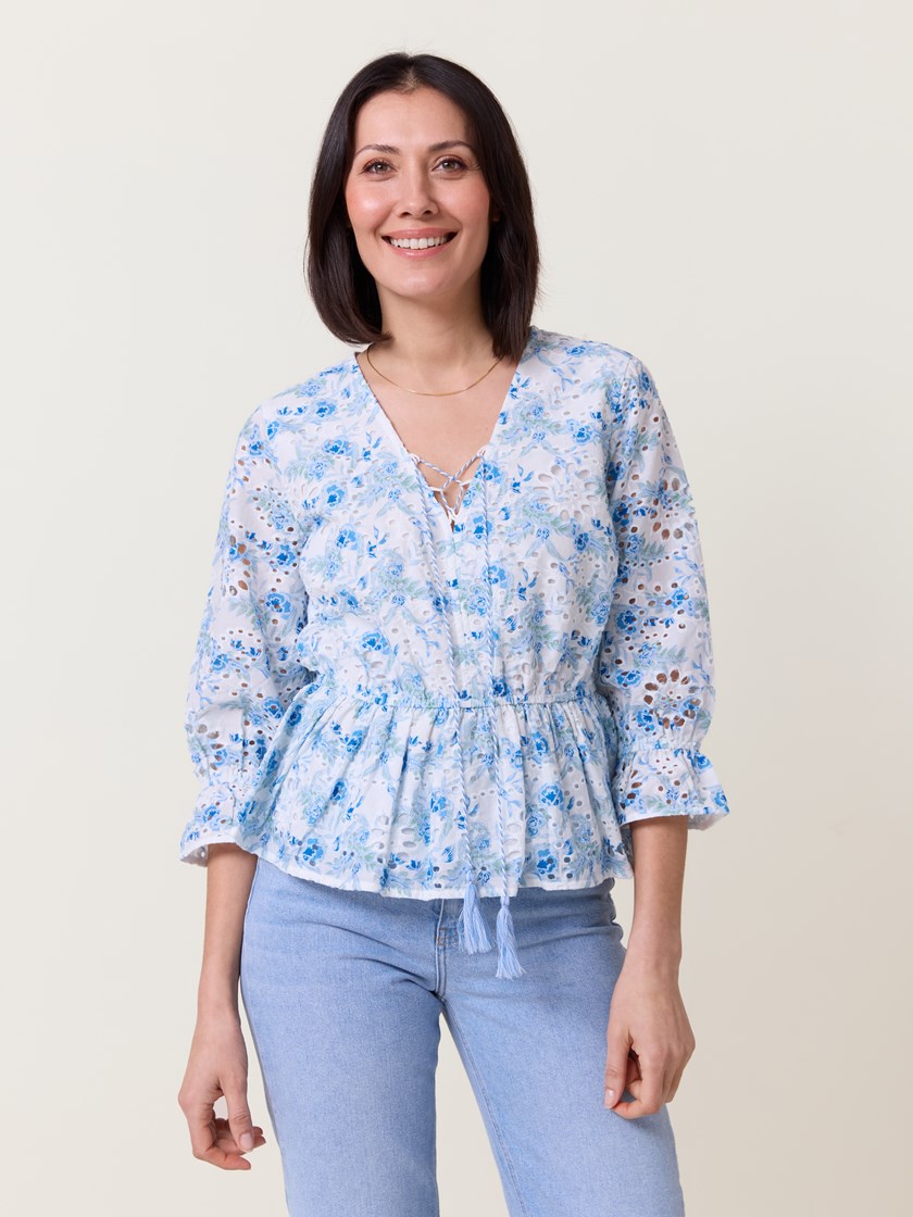7511681 S49 7511681_S49-MARIEPHILIPPE-H25-Modell-Front_chn=match_6306_Cindy bluse S49.jpg_Front||Front