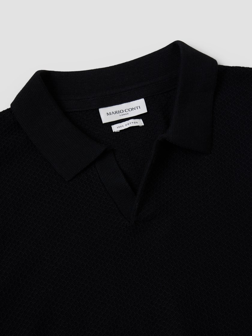 7511778 C28 7511778_C28-MARIOCONTI-H25-Front_9369_Franco strikket polo C28.jpg_Front||Front