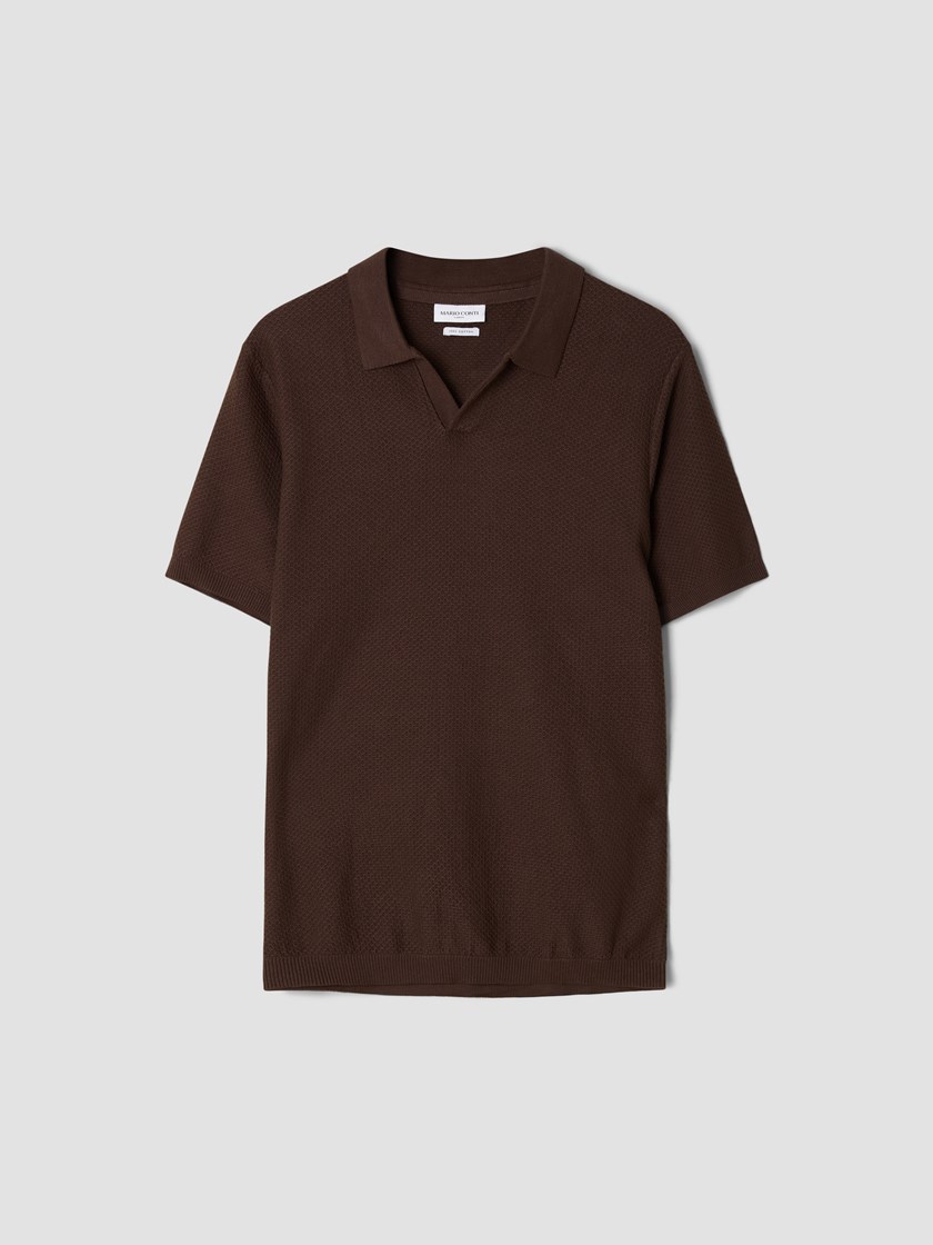 7511778 S44 7511778_S44-MARIOCONTI-H25-Front_209_Franco strikket polo S44.jpg_Front||Front