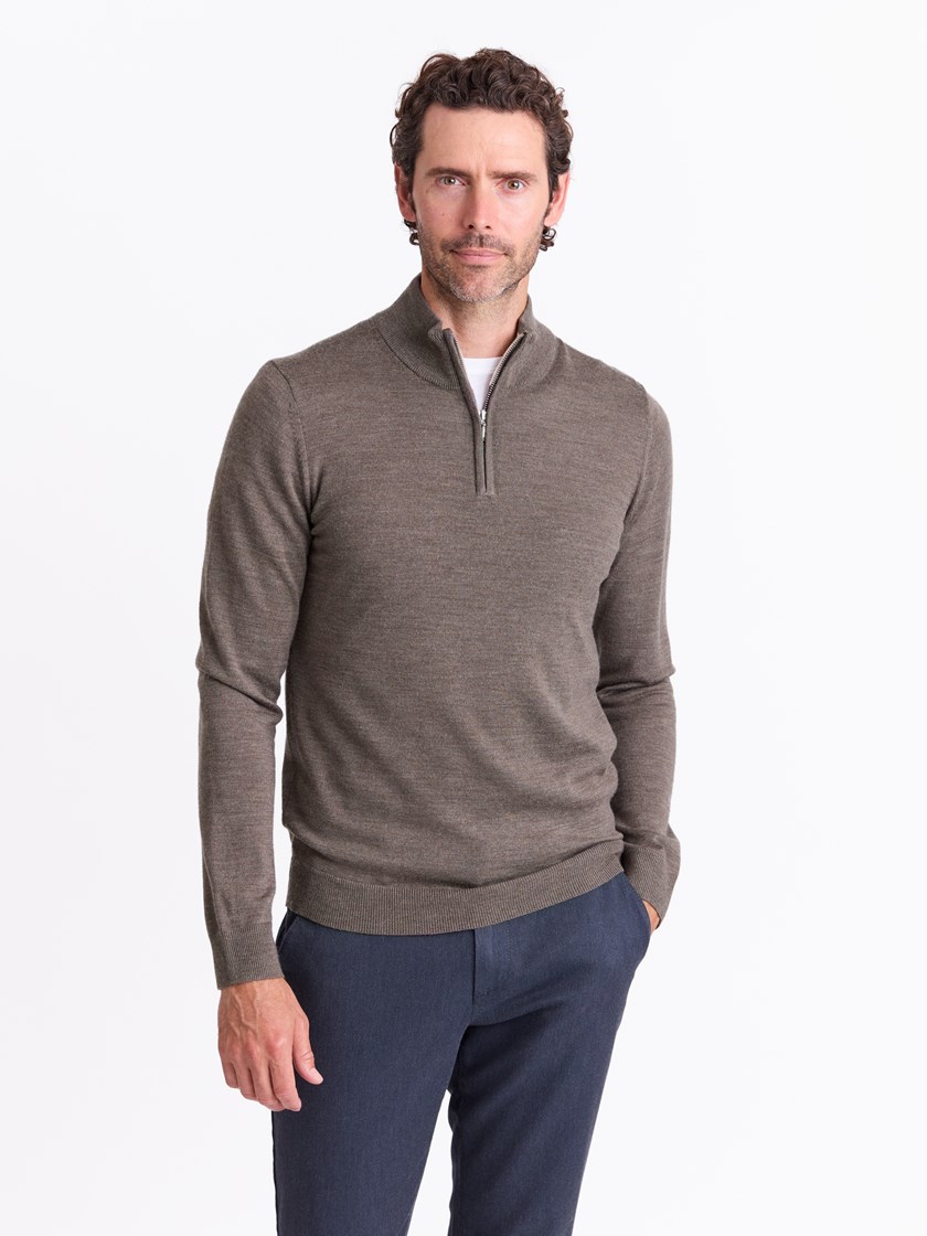 7511895 AN9 7511895_AN9-MARIOCONTI-A25-Modell-Front_chn=match_9882_Berto merino zip genser AN9.jpg_Front||Front