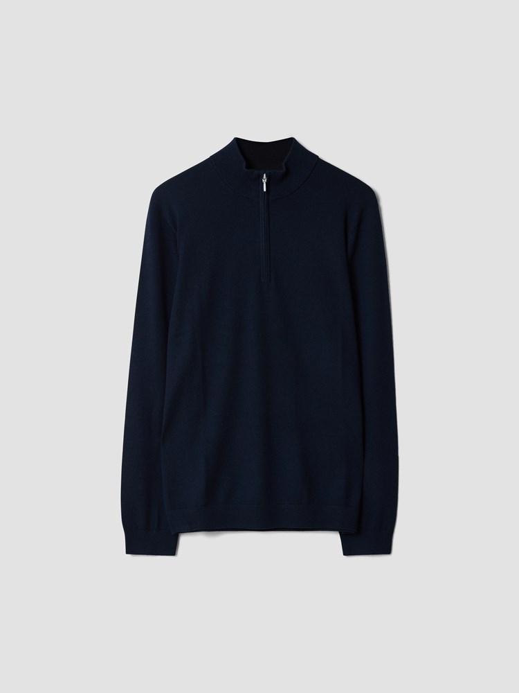 Berto merino zip genser 7511895_C27-MARIOCONTI-A25-Front_3265_Berto merino zip genser C27 7511895.jpg_Front||Front