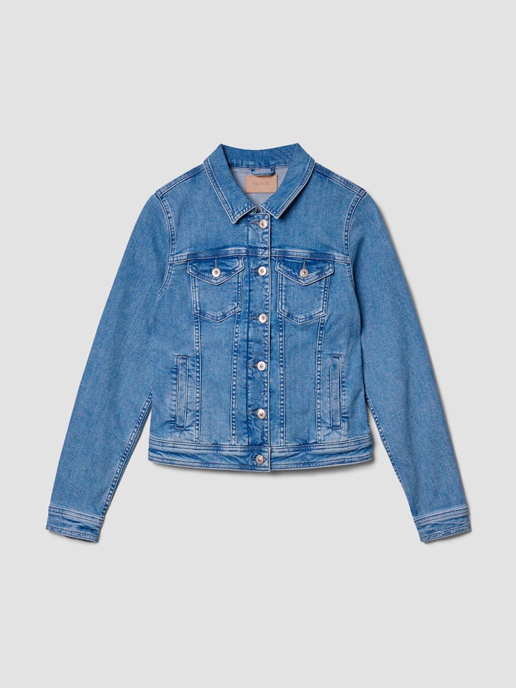 Sophia denim jakke 7511994_DAC-VAVITE-H25-Front_1905_Sophia denim jakke DAC 7511994.jpg_Front||Front