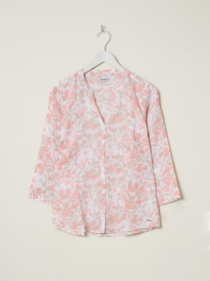 7512143 MKY 7512143_MKY-JEANPAUL-H25-Front_222_Lucia printet linbluse MKY 7512143.jpg_Front||Front