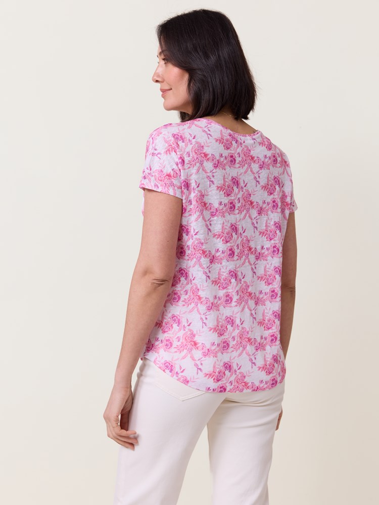 Ellen printet lintopp 7512161_MRA-MARIEPHILIPPE-H25-Modell-Back_chn=match_8093_Ellen printet lintopp MRA_Ellen printet lintopp MRA 7512161.jpg_Back||Back