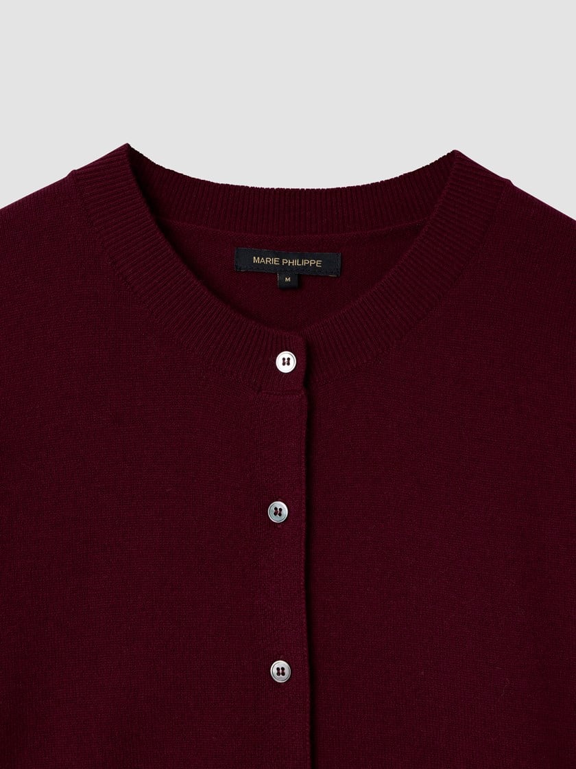 7512172 MWH 7512172_MWH-MARIEPHILIPPE-A25-Front_3191_Vita merinocardigan MWH_Vita merinocardigan MWH 7512172.jpg_Front||Front