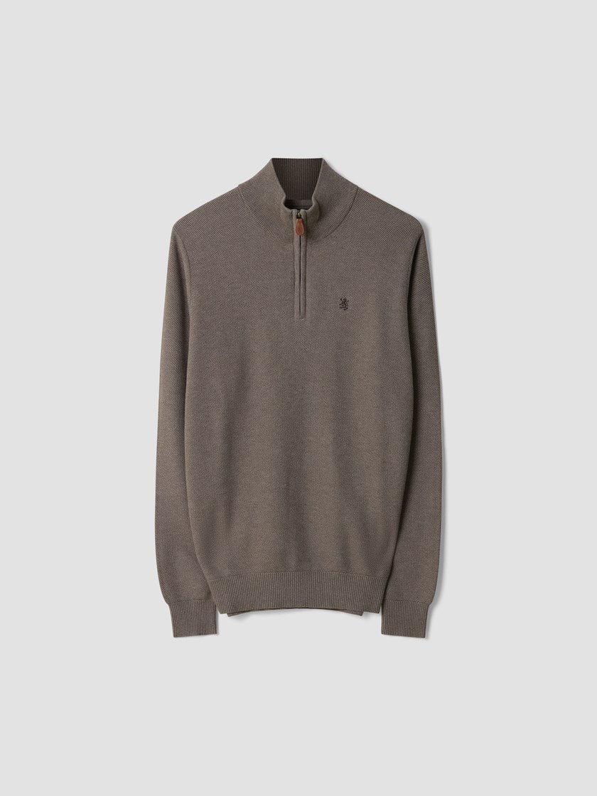 7512245 AQA 7512245_AQA-REDFORD-A25-Front_1926_Maddison zip genser AQA_Maddison zip genser AQA 7512245.jpg_Front||Front