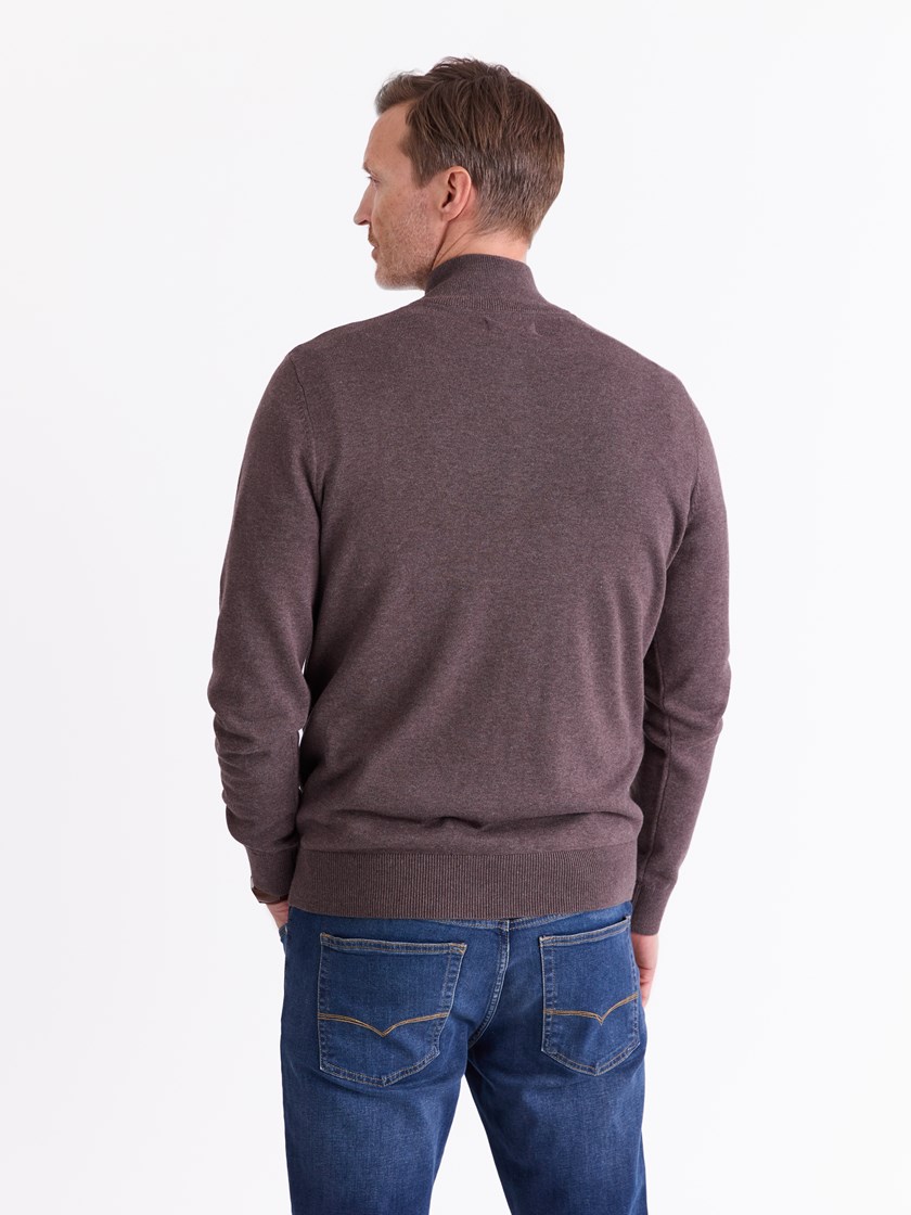 7512250 R12 7512250_R12-REDFORD-A25-Modell-Back_chn=match_7083_Brage zip genser R12.jpg_Back||Back