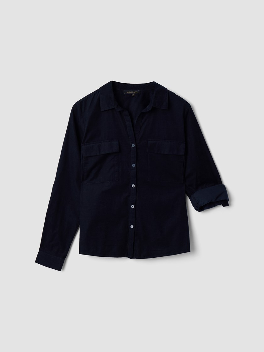 7512271 EM1 7512271_EM1-MARIEPHILIPPE-A25-Front_2416_Meghan cordskjorte.jpg_Front||Front