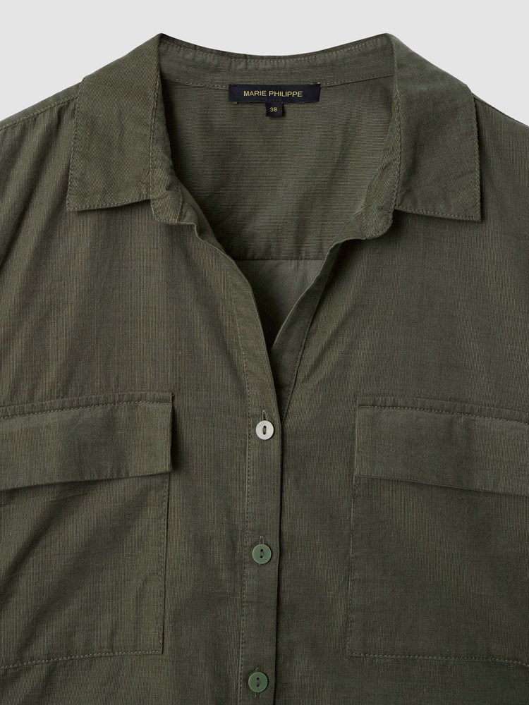 Meghan cordskjorte 7512271_GMR-MARIEPHILIPPE-A25-Front_3192_Meghan cordskjorte GMR_Meghan cordskjorte GMR 7512271.jpg_Front||Front