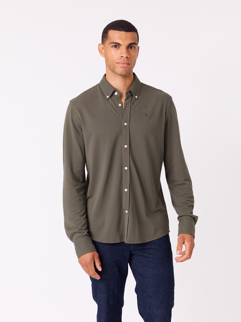 7512369 GUC 7512369_GUC-JEANPAUL-A25-Modell-Front_3974_Dominique pique skjorte GUC 7512369.jpg_Front||Front