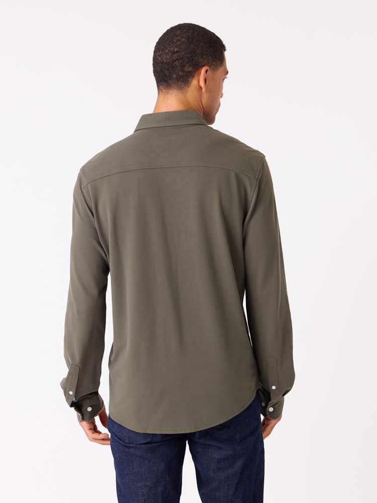 Dominique pique skjorte 7512369_GUC-JEANPAUL-A25-Modell-Front_4625_Dominique pique skjorte GUC 7512369.jpg_Front||Front