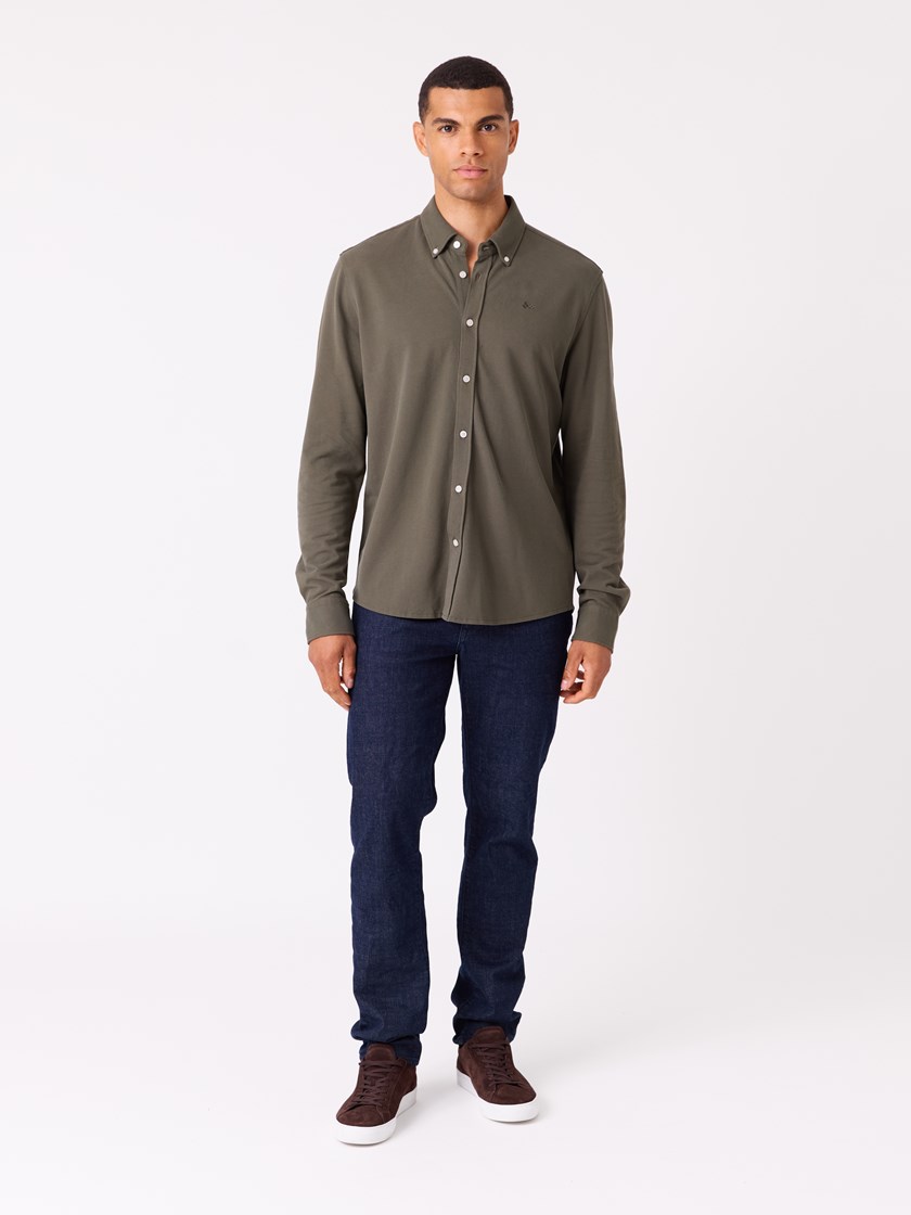 7512369 GUC 7512369_GUC-JEANPAUL-A25-Modell-Front_9291_Dominique pique skjorte GUC 7512369.jpg_Front||Front