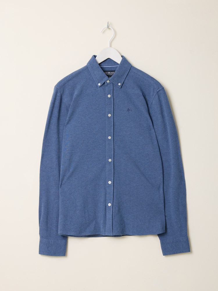 Dominique pique skjorte 7512369_S82-JEANPAUL-A25-Front_2749_Dominique pique skjorte_Dominique pique skjorte S82_Dominique pique skjorte S82 7512369.jpg_Front||Front