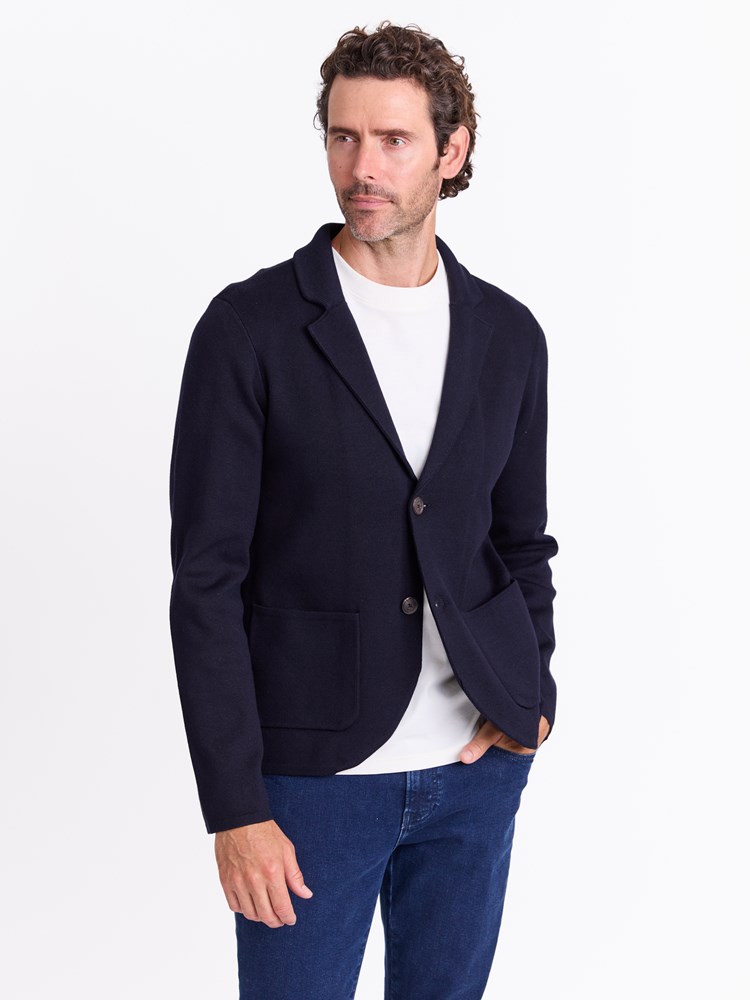 Felice strikket blazer 7512509_C27-MARIOCONTI-A25-Modell-Front_chn=match_7625_Felice strikket blazer C27 7512509.jpg_Front||Front