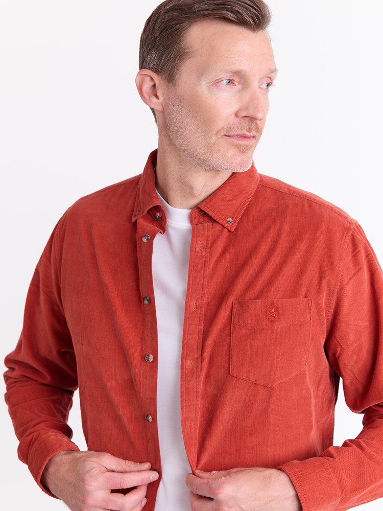 Corduroy skjorte 7512558_AHW-REDFORD-A25-Modell-Front_chn=match_6069_Corduroy skjorte AHW 7512558.jpg_Front||Front