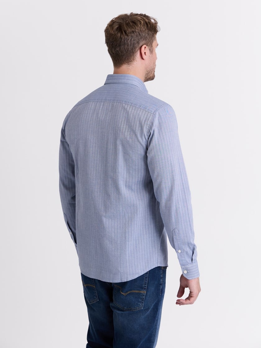 7512559 EGW 7512559_EGW-REDFORD-W25-Modell-Back_chn=match_4100_Herringbone skjorte EGW_Herringbone skjorte EGW 7512559.jpg_Back