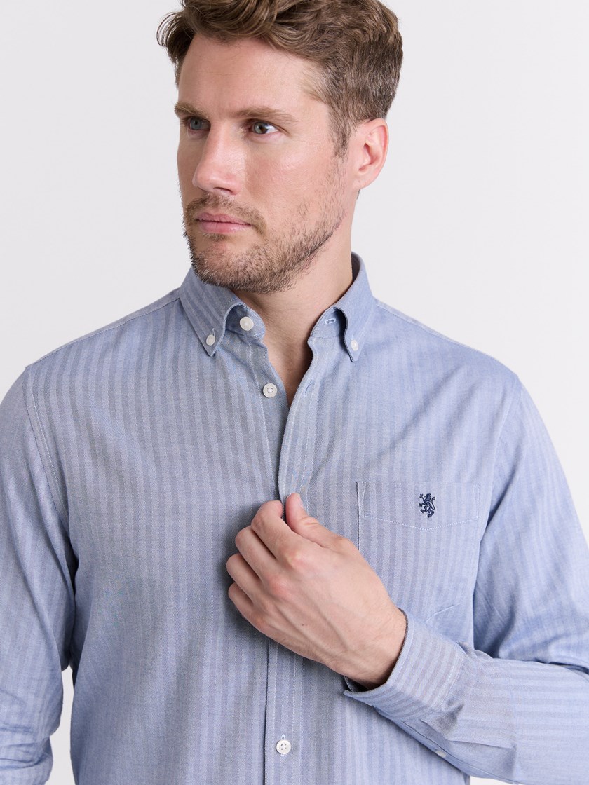 7512559 EGW 7512559_EGW-REDFORD-W25-Modell-Front_chn=match_911_Herringbone skjorte EGW.jpg_Front