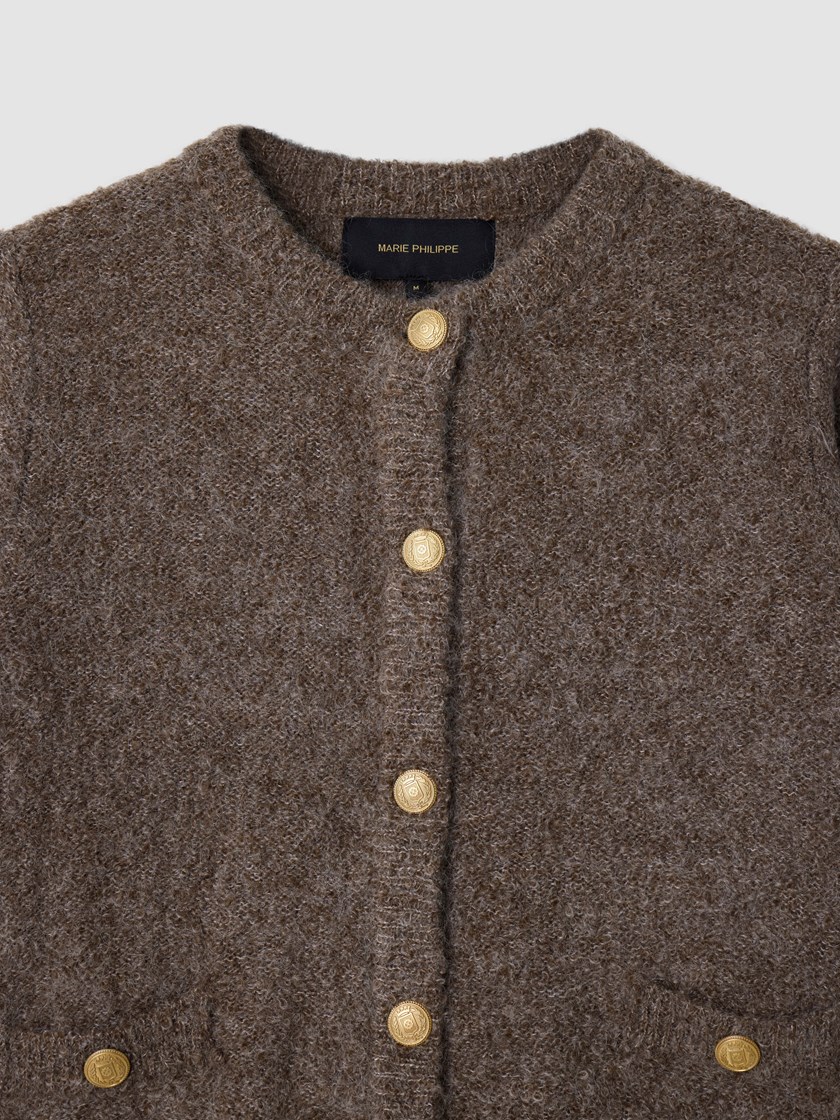 7512692 AGP 7512692_AGP-MARIEPHILIPPE-A25-Front_5315_Tanita cardigan AGP.jpg_Front||Front