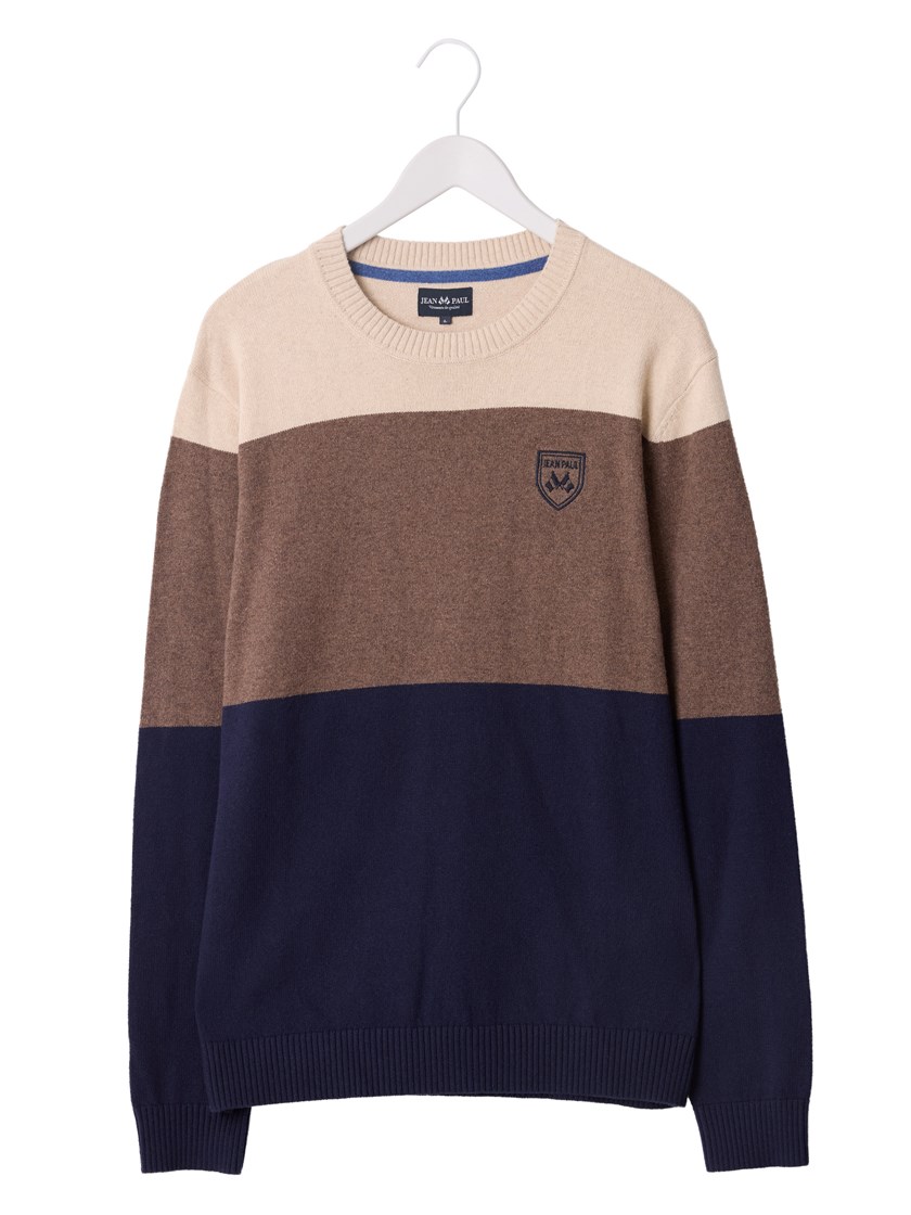 7512902 EM6 7512902_EM6-JEANPAUL-W25-Front_9285_Lucien stripet genser EM6.jpg_